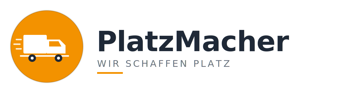 PlatzMacher Logo mit LKW-Symbol